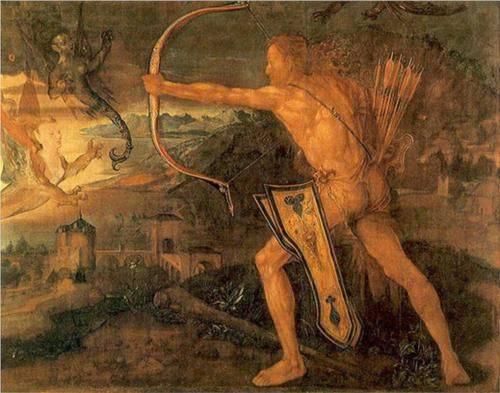 Hercules kills the Symphalic Bird - Albrecht Dürer (1471 - 1528).